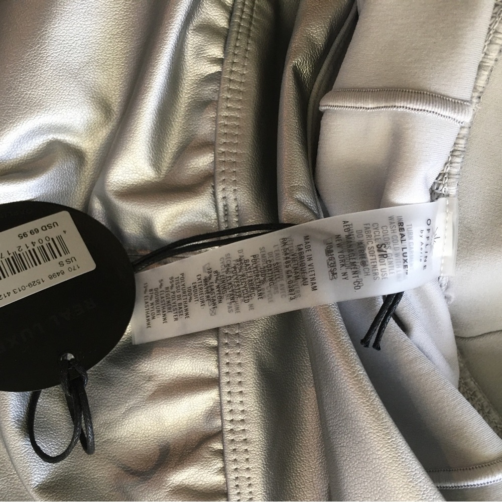 Aerie OFFLINE NWT Silver Women's Skirt - Picture 5 of 8